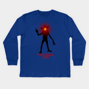 Fireball Him Kids Long Sleeve T-Shirt